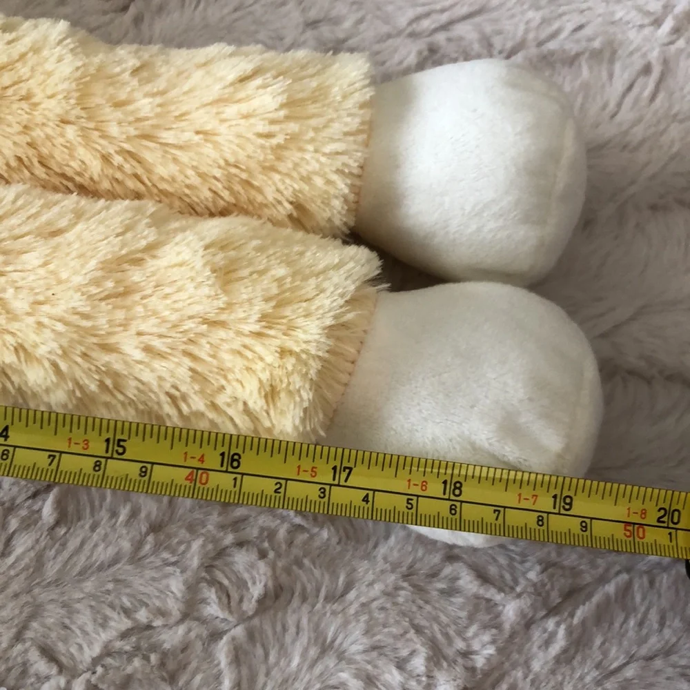 Yellow Plush EASTER Lamb Chop DOG Toy